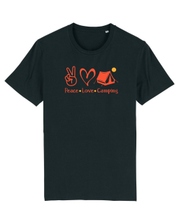 Tricou Unisex Peace Love Camping