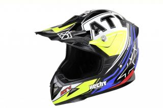 Casca moto   ATV integrala HECHT 52915, design moto-sport, marimea L (59-60 cm)