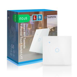 Intrerupator Inteligent Nous L1T Wifi, Tasmota, Touch, 1 canal