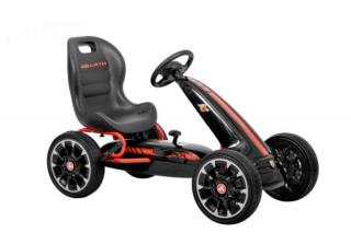 Kart cu pedale, ABARTH Black, 113 x 57 x 73 cm