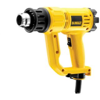 Pistol cu aer cald 1800 W DeWalt, debit aer 450 l min,  temperatura maxima 600  C, include doua duze,  D26411