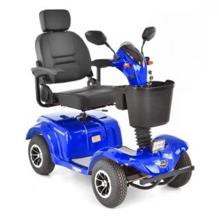 Scuter electric Hecht WISE Blue 500W pentru persoane cu mobilitate redusa