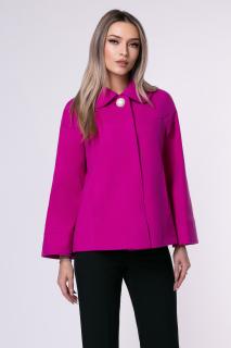 Haina Rosi fucsia din lana cu maneci largi