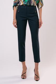 Pantalon Novatex bleumarin, office cu dunga