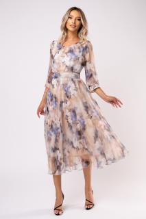 Rochie Margo marime mare cu imprimeu floral