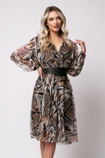 Rochie Mia cu imprimeu animal print