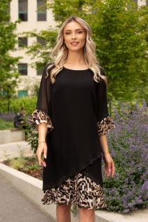 Rochie Zian de ocazie cu imprimeu animal print