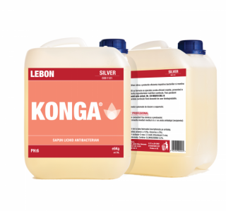 Sapun lichid antibacterian dezinfectant Konga Silver 5 L
