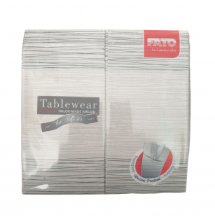 Suport tacamuri cu servetel din airlaid, Fato Tablewear 40x40 cm, 40 buc pachet