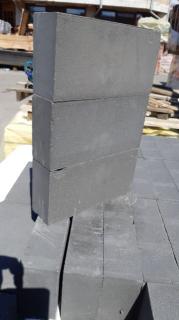 Caramida samota pentru sobe neagra, dimensiuni 220 x 110 x 60 mm