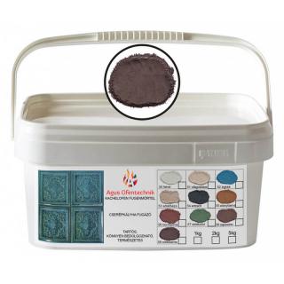 Chit de rosturi culoare MARO INCHIS pentru sobe in forma de praf, Agus Ofentechnik, 1, 2 sau 5kg galeata