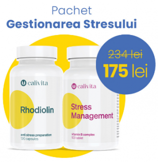 Pachet gestionarea stresului (Rhodiolin + Stress Management)