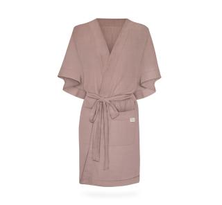 Halat   Kimono pentru gravide si mamici, vascoza si in, marime universala, Adobe Rose