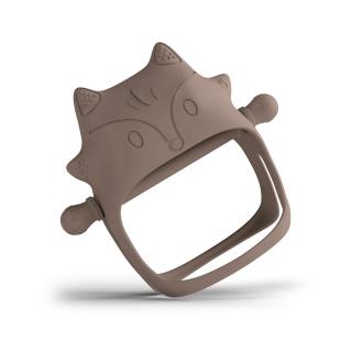 Jucarie de dentitie in forma de vulpe, manusa senzoriala , Pink