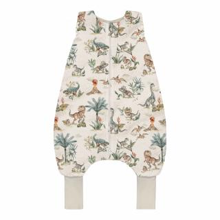 Sac de dormit cu picioare, bumbac 1 Tog,  World of dinosaurs, marimea XS, 74 80, 6-12 luni - BabySteps