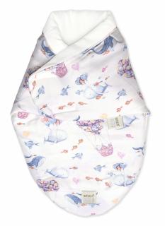 Sistem de infasare Bambus, Inchidere Velcro, Baby swaddle, Baloane + Cadou Rucsacel