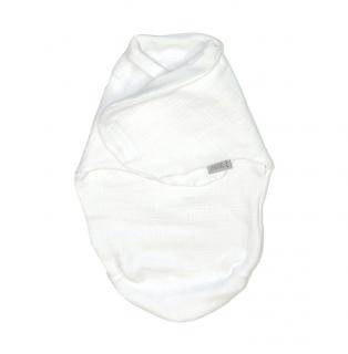 Sistem de infasare Bumbac Muslin, Inchidere Velcro, Baby swaddle, Puzzle Alb, Amy