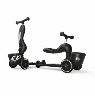 Trotineta copii cu sezut, suport jucarie, transformabila 2in1, HighwayKick 1 Lifestyle Zebra, 1-5 ani, pana la 50 kg, Scoot  Ride