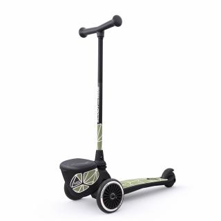 Trotineta copii pliabila, suport jucarie, Highwaykick 2 Lifestyle Green Line, 2 ani +, pana la 50 kg, Scoot  Ride