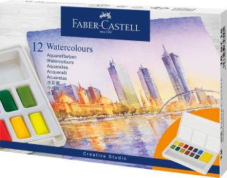 ACUARELE 12 CULORI CREATIVE STUDIO FABER-CASTELL