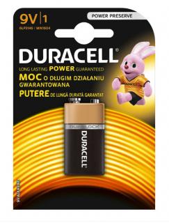 BATERII 9V ALCALINE DURACELL