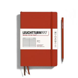 CAIET A5 DR COP. FLEXIBILA ROSU INCHIS LEUCHTTURM