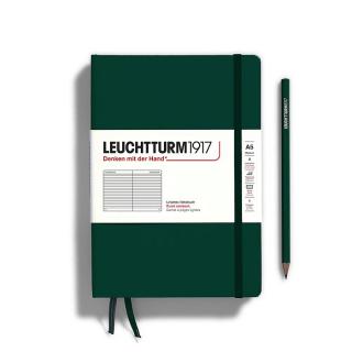 CAIET A5 DR COP. RIGIDA VERDE PADURE LEUCHTTURM