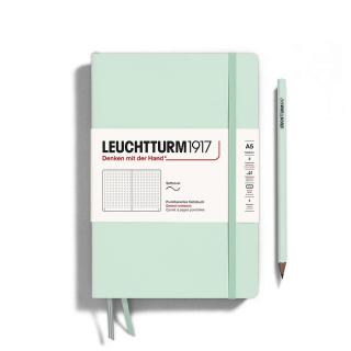 CAIET A5 PUNCTAT COP. FLEXIBILA VERDE MENTA LEUCHTTURM