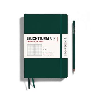 CAIET A5 PUNCTAT COP. FLEXIBILA VERDE PADURE LEUCHTTURM