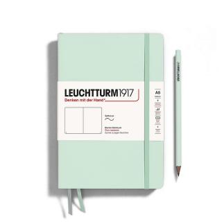 CAIET A5 VELIN COP. FLEXIBILA VERDE MENTA LEUCHTTURM