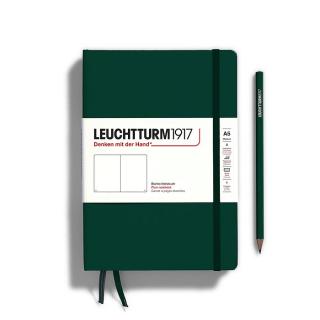 CAIET A5 VELIN COP. RIGIDA VERDE PADURE LEUCHTTURM