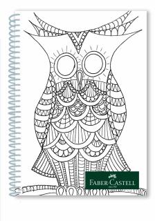 CAIET SPIRA A4 80F DR COLOR ME FABER-CASTELL