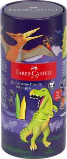 CARIOCA 20 CULORI DINOZAURI CONNECTOR FABER-CASTELL