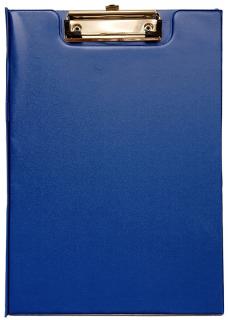 Clipboard carton plastifiat dublu A4(313 224mm)cu agatatoare, suport pix Willgo-albastru