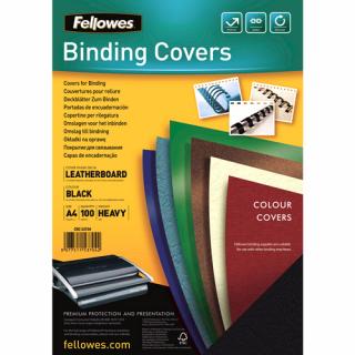 COPERTI CARTON A4 NEGRE 100 TOP FELLOWES