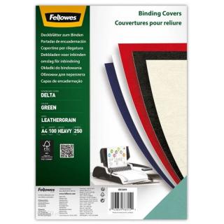 COPERTI CARTON A4 VERDE 100 TOP FELLOWES