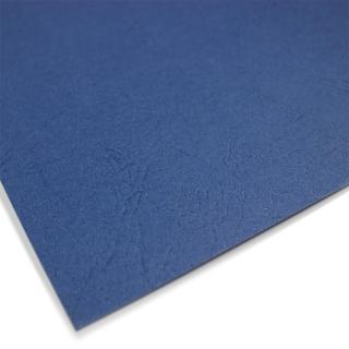 Coperti carton color imitatie piele A4 250g mp 100coli top EVOffice - bleumarin