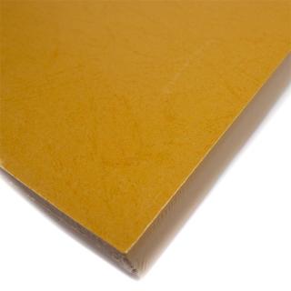 Coperti carton color imitatie piele A4 250g mp 100coli top EVOffice - galben