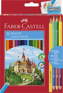 CREIOANE COLORATE 36+3+1 CULORI ECO FABER-CASTELL