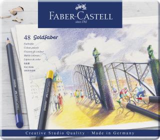 CREIOANE COLORATE 48 CULORI GOLDFABER CUTIE METAL FABER-CASTELL