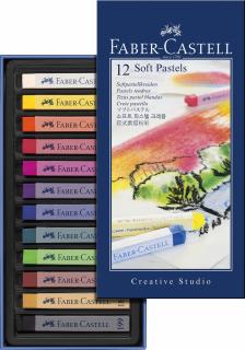 CREIOANE PASTEL SOFT 12 CULORI FABER-CASTELL