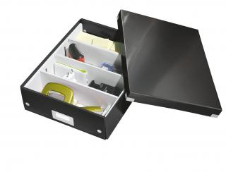 CUTIE ORGANIZER MEDIE NEAGRA CLICKSTORE LEITZ