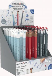 DISPLAY 36 BUC ROLLER 0.7 MM ALBASTRU ERASABLE WINTER EDITION EBERHARD FABER