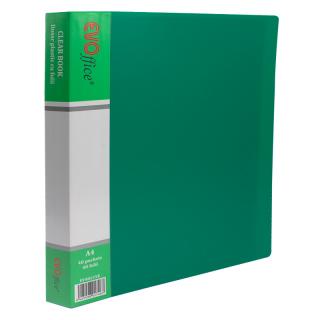 Dosar plastic cu 40 folii EVOffice verde