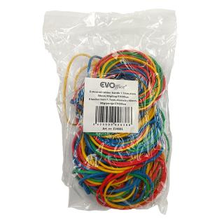 Elastice bani 1.7 mm, diametru 50 mm, 100gr punga EVOffice