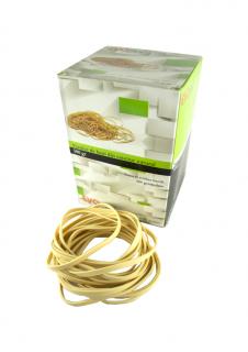 Elastice bani 5.0 mm, diametru 70 mm,500gr cutie EVOffice - cauciuc natural