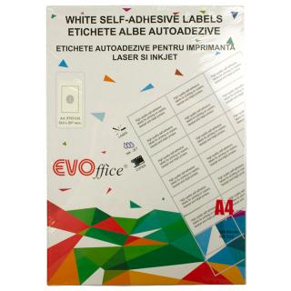 Etichete albe aa (autocolante) 210x297 mm pt imprimante A4 100 coli top - colturi drepte 1 A4