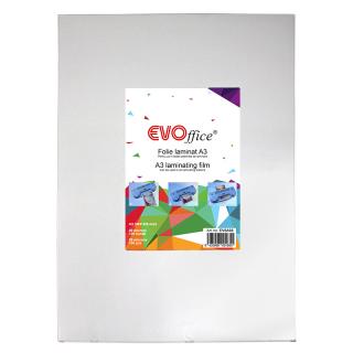 Folie laminat A3 (303 426 mm) 80 microni 100 coli top EVOffice