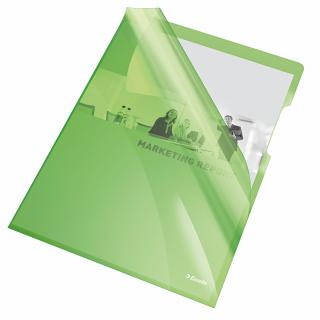 MAPA PROTECTIE A4 CRISTAL TIP L VERDE 150 MICRONI ESSELTE