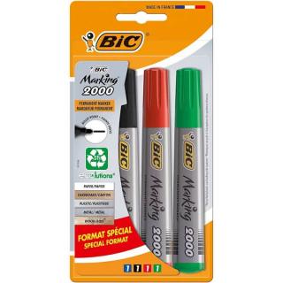 MARKER PERMANENT 4 SET VARF ROTUND 2000 BIC